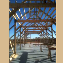 Andrews TX structure framing